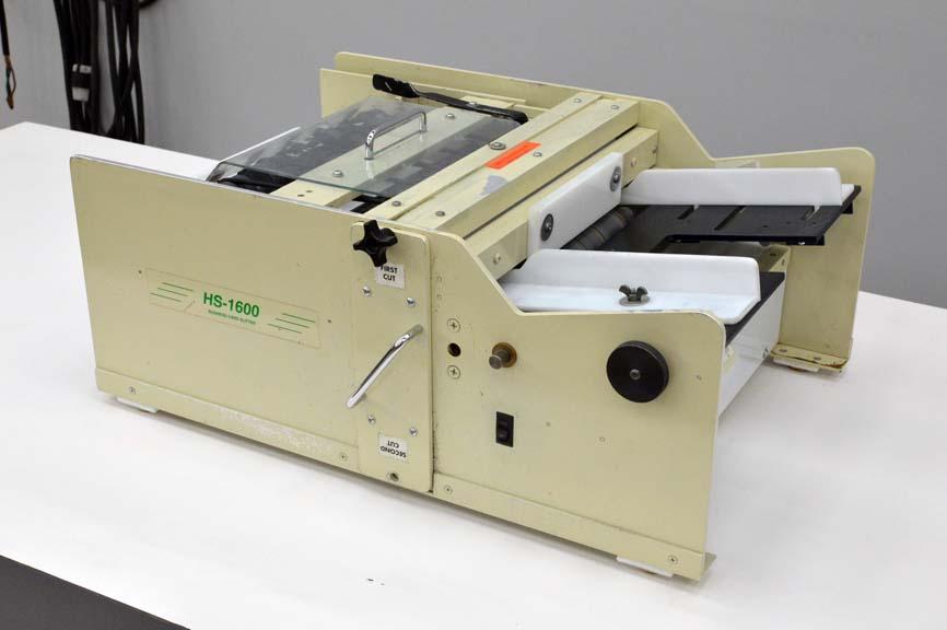 lot 109 rb sun hs 1600 business card slitter cutter ships from denver co wirebids - Business Card Slitter lot 109 rb sun hs 1600 business card slitter cutter ships from denver co wirebids - Business Card Slitter